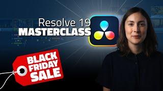 Ultimate Beginners Tutorial DaVinci Resolve 19 - Media, Edit, Color, Fusion and Cloud Introduction