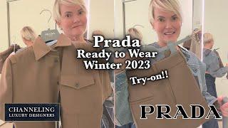 Prada Fall and Winter 2023 Ready to Wear Try On! Luxury Designers with ~~Dani B