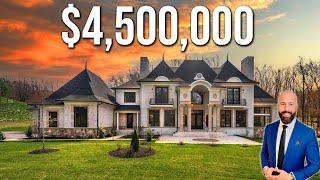 French Renaissance Luxury Estate Home | Tour New Construction McLean, VA Home