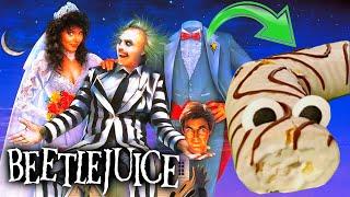 BEETLEJUICE with SNACK CAKE SANDWORMS !! Saturday Night Snack and a Movie