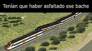 Tremendo, apocalíptico descarrilamiento en Train Simulator Classic