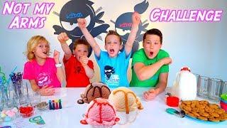 Not My Arms Homemade Ice Cream Challenge!