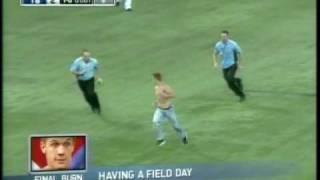 Jim Rome Is Burning - Fan Runs On Field During Rays Game