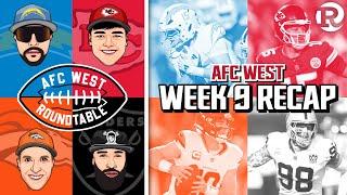 AFC West Roundtable | NFL Week 9 Recap