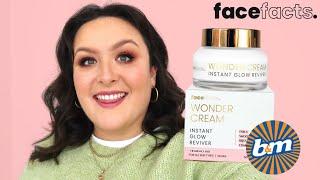 Trying the £3.49 B&M Moisturiser 🫧 does it work?! | Face Facts Wonder Cream Review #ad