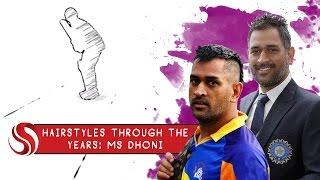 Sportswallah Stories - MS Dhoni's Hairstyles Through The Years