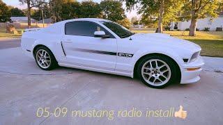 05-09 mustang radio install