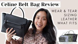 CELINE BELT BAG REVIEW | Size Comparison with Mini, Nano, Micro & Pico Bag, Wear & Tear, WIMB