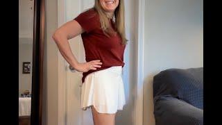 DLOODA Tennis Skirt with Pockets Shorts Crossover High Waisted- REVIEW