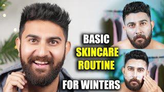 BASIC SKINCARE ROUTINE FOR MEN IN WINTERS | Affordable skincare Routine for glowing skin | DSBOSSKO