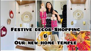 Amazon Festive Decoration Shopping Haul| Pooja Room Decoration Ideas| Our New Home Mandir in Ireland