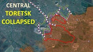 RUSSIA'S BIGGEST Breakthrough Central Toretsk Collapsed