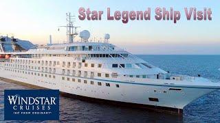 Ad/Invite Windstar cruises Star Legend ship visit at Porsmouth Cruise Terminal