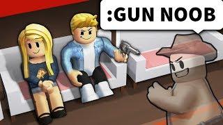 Roblox admin gave noobs WEAPONS to see what they'd do...