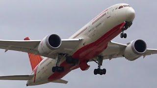 HD Air India Boeing 787-8 Dreamliner - Steep Takeoff at Melbourne Airport Australia [VT-ANQ]