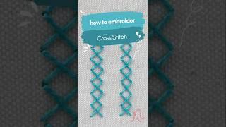 How to Cross Stitch - 2 ways #CrossStitch #handembroidery