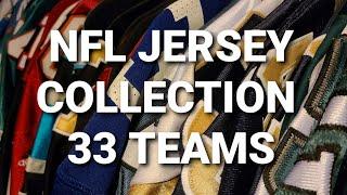 NFL Jersey Collection Complete (Under 30 Minutes) All 32 Teams (1 bonus jersey)- AUTHENTIC