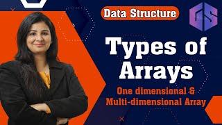 Lec-4: Types of Array | One dimensional & Multi-dimensional Array by #Naina Mam