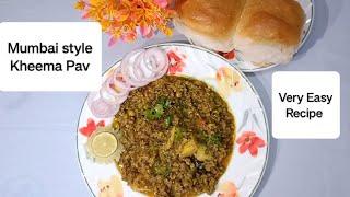 Mumbai style KHEEMA PAV ||Hare Masale ka Kheema || Irani Kheema recipe ||