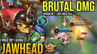 JAWHEAD BEST BUILD 2024 | BUILD TOP GLOBAL JAWHEAD GAMEPLAY | MOBILE LEGENDS