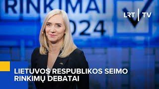 LR Seimo rinkimų debatai | 2024-10-09