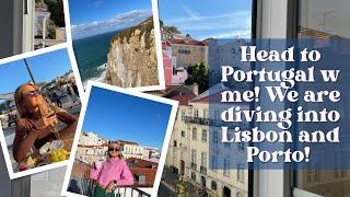 TRAVEL TO PORTUGAL W ME! Drink port, ride tram 28, try pastel de nata, PORTO, LISBON, & SINTRA VLOG!