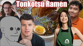 4 YouTubers v.s. NPC  (Tonkotsu Ramen)