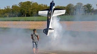 HUGE RC YAK-54 MODEL AIRPLANE 3D AEROBATICS FLIGHT DEMONSTRATION / Bölsdorf Germany 2016