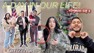 A BUSY DAY IN OUR LIFE| Citizenship Ceremony, fighting, shopping