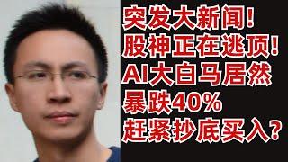 (1).AI大白馬暴跌40%! 趕緊抄底買入? (2).突發大新聞! 巴菲特正在逃頂!? (3).美股科技7巨頭財報中的秘密