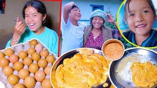 village egg items recipe by sumnima rai || dhanlaxmi's family in the village || @SumnimaRaini