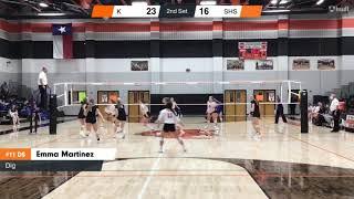 Emma Martinez 2022 Libero Defense Highlight vs Krum