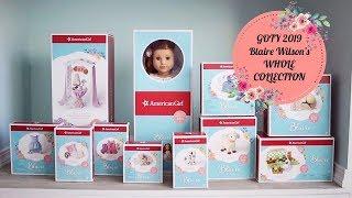 Opening American Girl Doll Of The Year 2019 Blaire Wilson’s WHOLE COLLECTION!