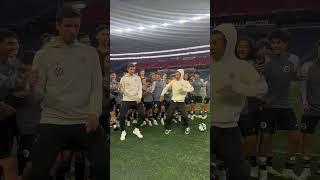 Dancing with the legend Thomas Müller️️ #shorts