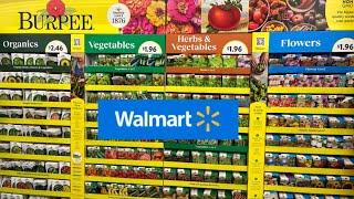 NEW Walmart Shop With Me for GARDEN SEEDS