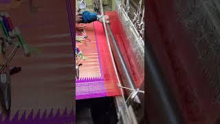 Manufacturing Silk Saree Pallu #paithani #silk #saree #manufacturing #traditional