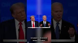 Trump mocks Biden - "I don't think he knew what he said"