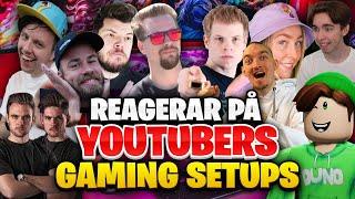 REAGERAR PÅ SVENSKA YOUTUBERS GAMING SETUPS 2022