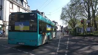 VGF Bus: Markus-Krakenhaus bound Urbino 12 283 Rt.39 at Ginnheim U-Bahn