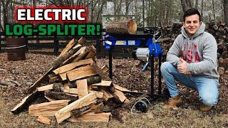 Affordable Electric Log Splitter For Any Homeowner! - BILT HARD 6.5 Ton