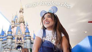 MAGIC KINGDOM VLOG 2024!! (be our guest restaurant + riding tron for the first time)