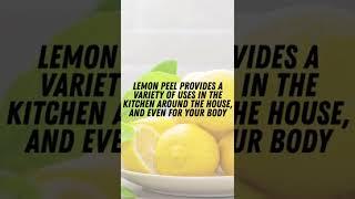 Lazy Lemon Peel Home Remedies #short