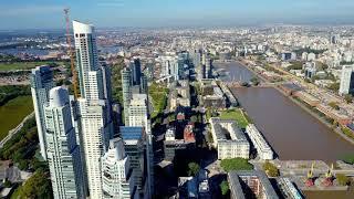 Puerto Madero - Argentina by Drone 4K Screensaver