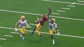 USC WR Kyron Hudson makes CATCH of the year vs LSU