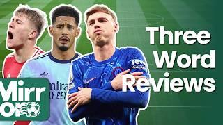 Amorim's Honeymoon Over, Man City Drop More Points, Chelsea Title Contenders? | THREE WORD REVIEWS