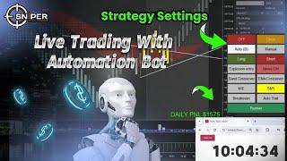 Automation Bot for NQ Market Trading || Slingshot Bot #ninjatrader8