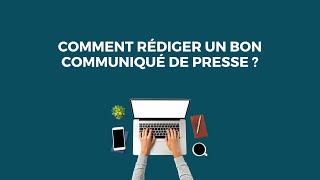 Comment rédiger un bon communiqué de presse ?