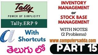 Tally Tutorials in Telugu- 15 |Inventory Management (Stock Items)|| www.computersadda.com||