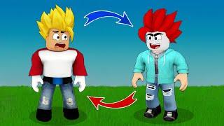 ROBLOX BUT WE DO BODY SWAP ️️ Khaleel and Motu Gameplay