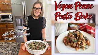 Best Vegan Penne Pasta Bake Ever! - A Nutmeg Notebook Recipe by Tami Kramer